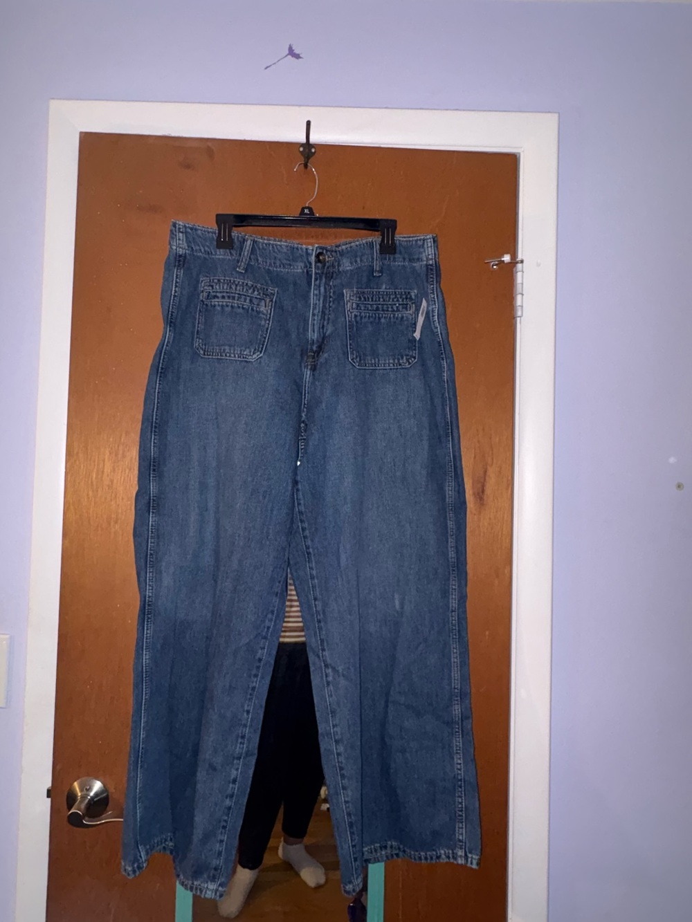 NWT old navy hi rise baggy wide leg jeans